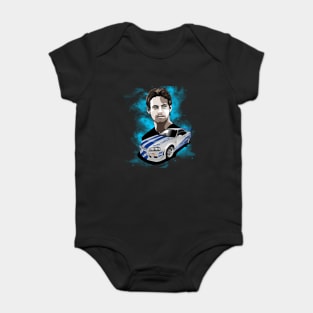 Paul Walker GTR 34 Baby Bodysuit